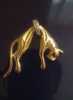 Zlatý přívěšek pantera cca z roku 1980, původem z Itálie, 4 cm, 8,5 g. Přistoupím na reálnou nabídku zájemce.