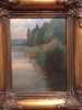 Prodám obraz od Zdeny Braunerové Vltava u Roztok,olej na kartonu 40 x 30 cm.+ rám.Cena dohodou
