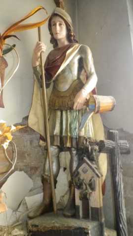Starožitná socha sv. Florián r.1860