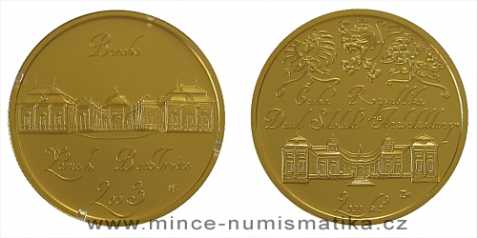 Zlatá mince Zámek Buchlovice